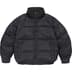 Supreme Reversible Down Puffer Jacket - Black (front)