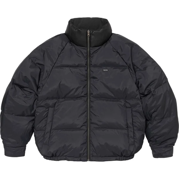 Supreme Reversible Down Puffer Jacket - Black (front)