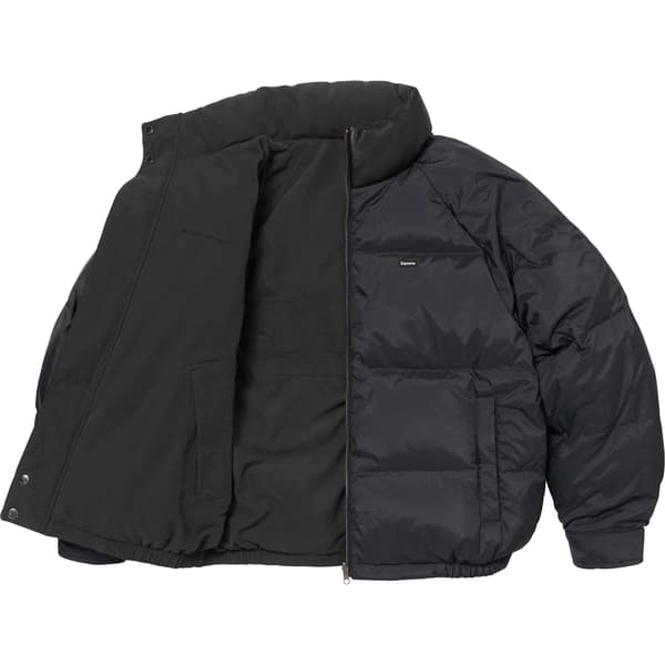 Supreme Reversible Down Puffer Jacket - Black (front)