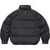 Supreme Reversible Down Puffer Jacket - Black (front)