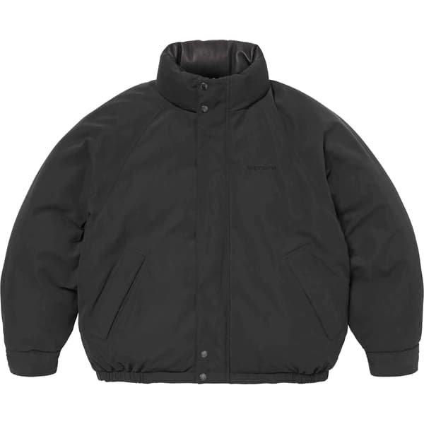 Supreme Reversible Down Puffer Jacket - Black (front)