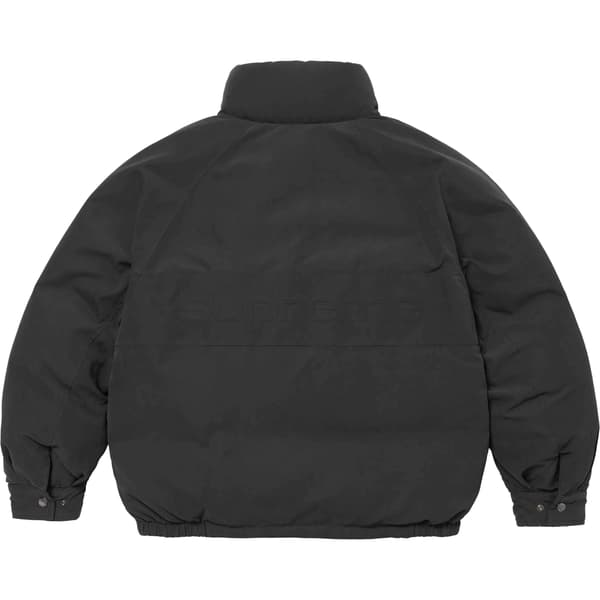 Supreme Reversible Down Puffer Jacket - Black (front)
