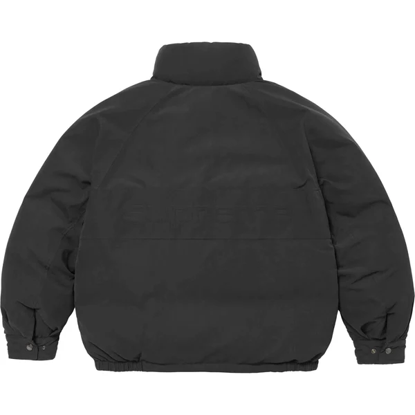 Supreme Reversible Down Puffer Jacket - Black (front)
