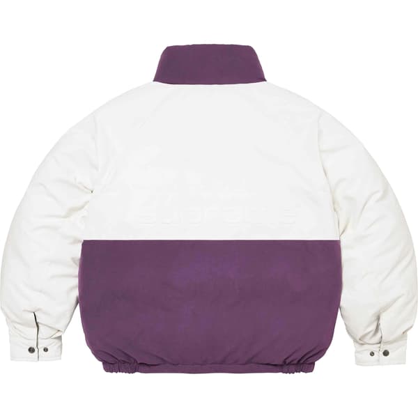 Supreme Reversible Down Puffer Jacket - Purple (front)