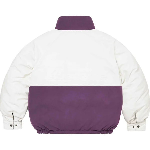 Supreme Reversible Down Puffer Jacket - Purple (front)