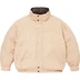 Supreme Reversible Down Puffer Jacket - Tan (front)