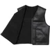 Supreme Reversible Faux Shearling Vest - Black (front)