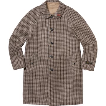 Supreme Reversible Houndstooth Overcoat