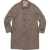 Supreme Reversible Houndstooth Overcoat - Tan (front)