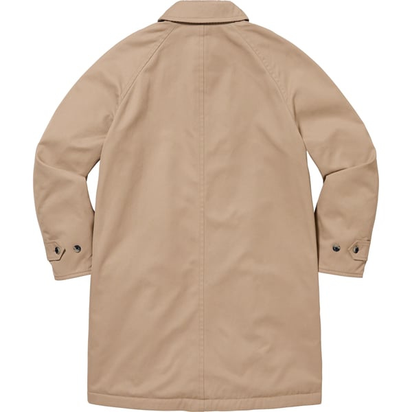 Supreme Reversible Houndstooth Overcoat - Tan (front)