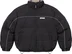 Supreme Reversible Puffer Jacket - Black (front)