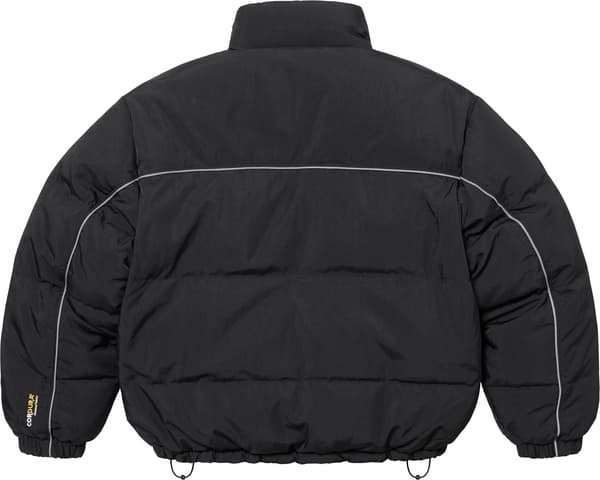 Supreme Reversible Puffer Jacket - Black (front)