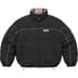 Supreme Reversible Puffer Jacket - Black (front)