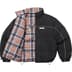 Supreme Reversible Puffer Jacket - Black (front)