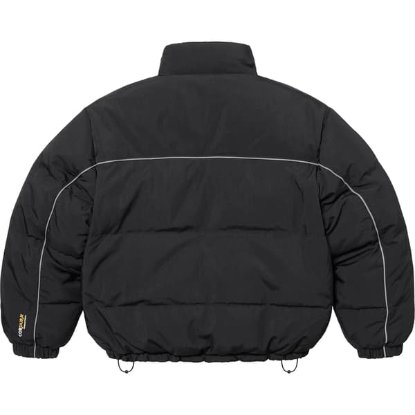 Supreme Reversible Puffer Jacket - Black (front)