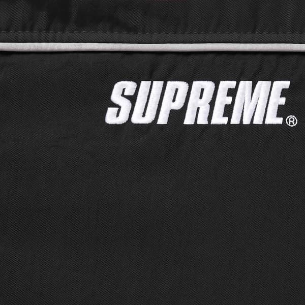 Supreme Reversible Puffer Jacket - Black (front)