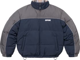 Supreme Reversible Puffer Jacket Navy