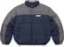 Supreme Reversible Puffer Jacket - Navy (front)
