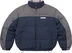 Supreme Reversible Puffer Jacket - Navy (front)