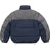 Supreme Reversible Puffer Jacket - Navy (front)