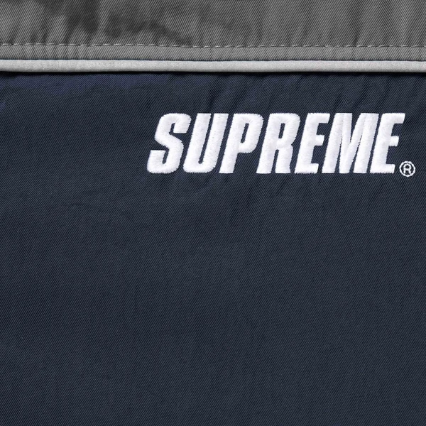 Supreme Reversible Puffer Jacket - Navy (front)