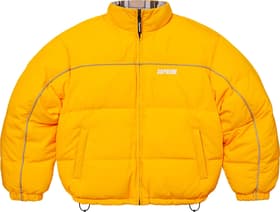 Supreme Reversible Puffer Jacket Yellow