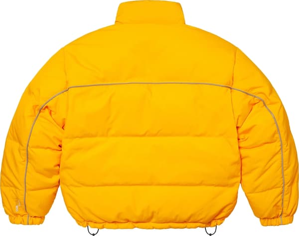 Supreme Reversible Puffer Jacket - Yellow (front)