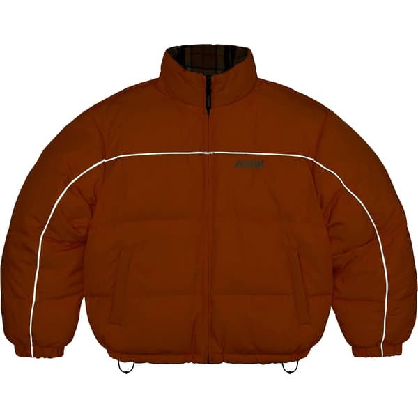 Supreme Reversible Puffer Jacket - Yellow (front)