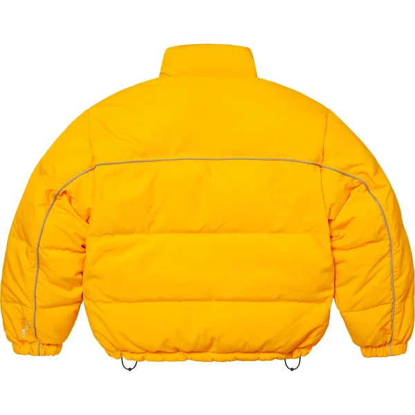 Supreme Reversible Puffer Jacket - Yellow (front)