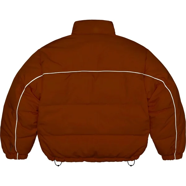 Supreme Reversible Puffer Jacket - Yellow (front)