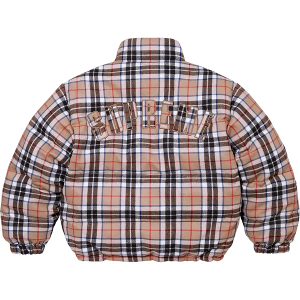 Supreme Reversible Puffer Jacket - Yellow (front)