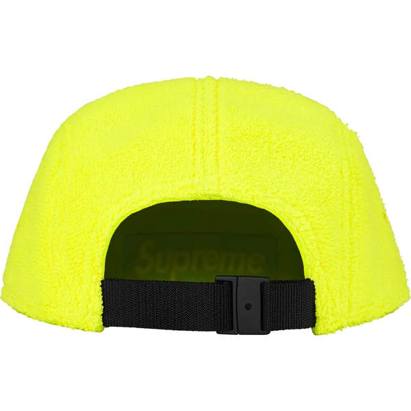 Supreme Reversible Terry Camp Cap - Fluorescent Yellow (front)