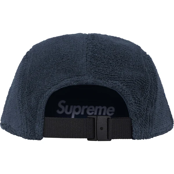 Supreme Reversible Terry Camp Cap - Navy (front)