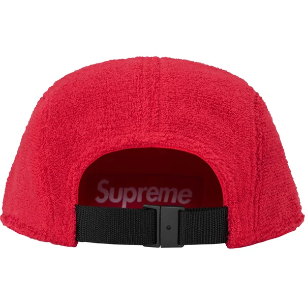 Supreme Reversible Terry Camp Cap - Red (front)