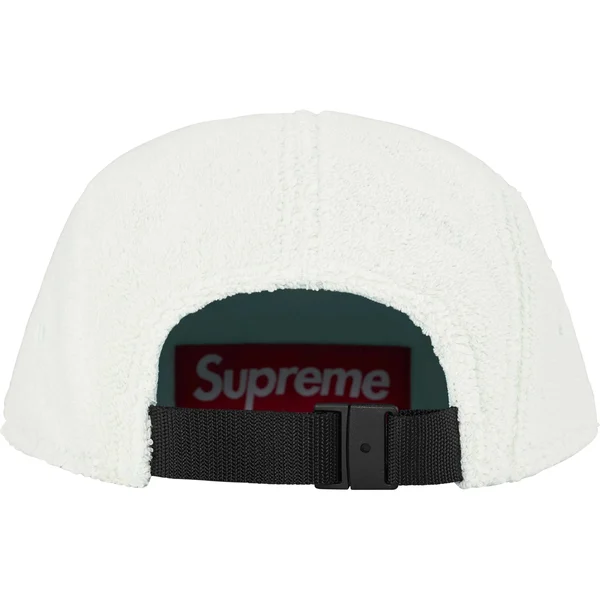 Supreme Reversible Terry Camp Cap - White (front)
