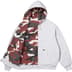 Supreme Reversible Work Zip Up Hooded Sweatshirt - Ash Grey (front)