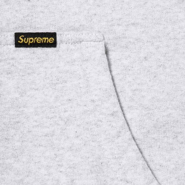 Supreme Reversible Work Zip Up Hooded Sweatshirt - Ash Grey (front)