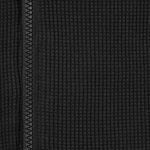 Supreme Reversible Work Zip Up Hooded Sweatshirt - Black (front)