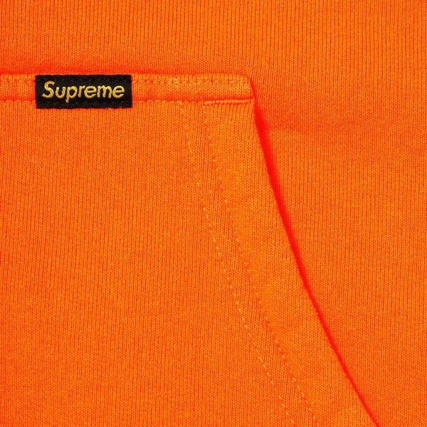 Supreme Reversible Work Zip Up Hooded Sweatshirt - Bright Orange (front)