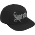 Supreme Rhinestone 5-Panel - Black (front)