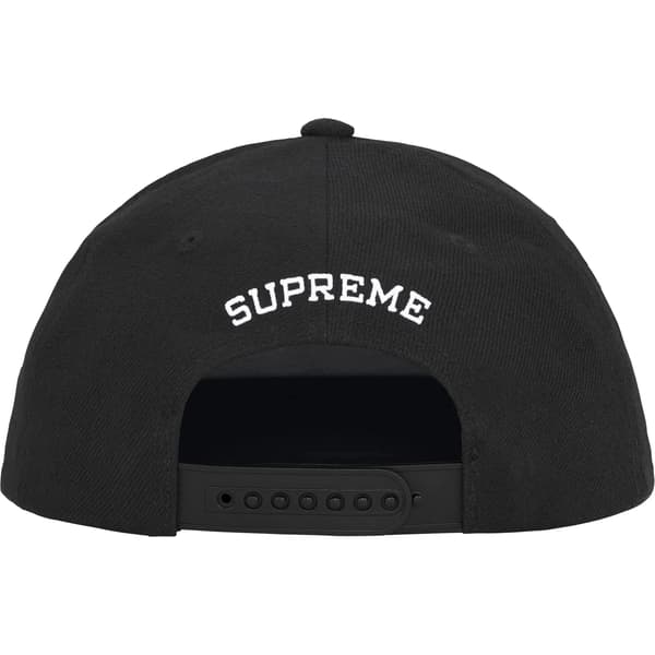 Supreme Rhinestone 5-Panel - Black (front)