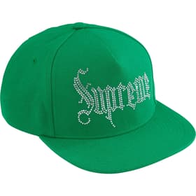 Supreme Rhinestone 5-Panel Green