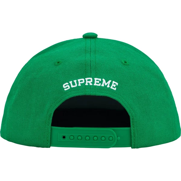 Supreme Rhinestone 5-Panel - Green (front)