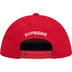 Supreme Rhinestone 5-Panel - Red (front)