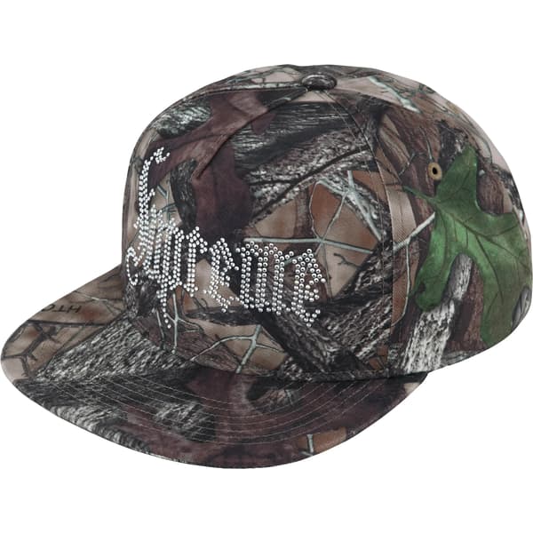 Supreme Rhinestone 5-Panel - TrueTimber® HTC Fall Camo (front)
