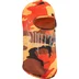 Supreme Rhinestone Balaclava - Orange Camo (front)