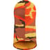 Supreme Rhinestone Balaclava - Orange Camo (front)