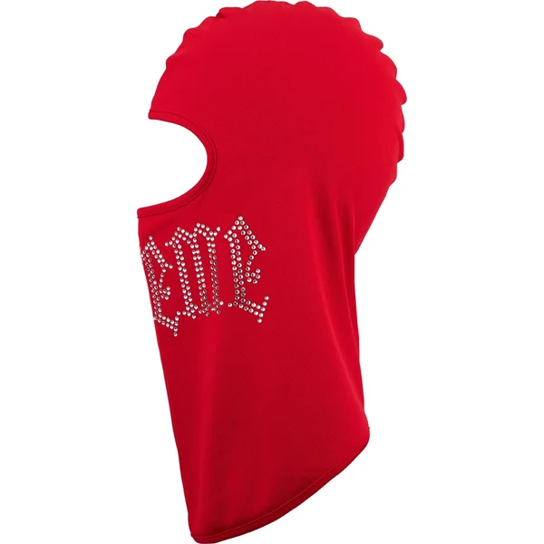 Supreme Rhinestone Balaclava - Red (front)
