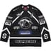 Supreme Rhinestone Hockey Jersey - Black (front)