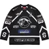 Supreme Rhinestone Hockey Jersey - Black (front)